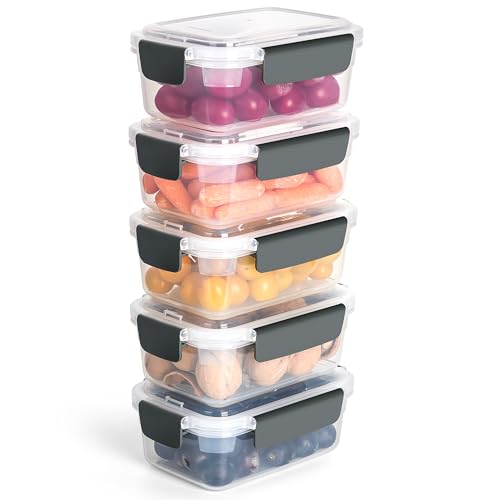 3cup Plastic Food Storage Containers With Lids For Portion Control