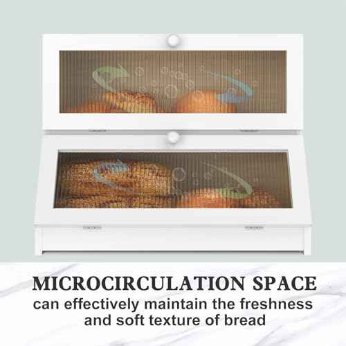 Bread Box for Kitchen Countertop
