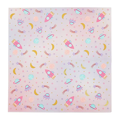 Galaxy Space Napkins for Girls (50 Count)