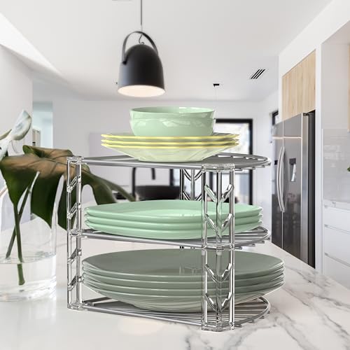 3 Tier Counter Corner Shelf Organizer