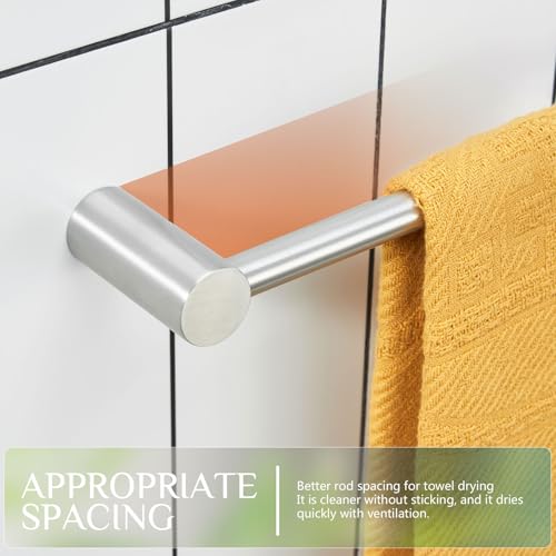 Bathroom Towel Bar Brushed Nickel 12