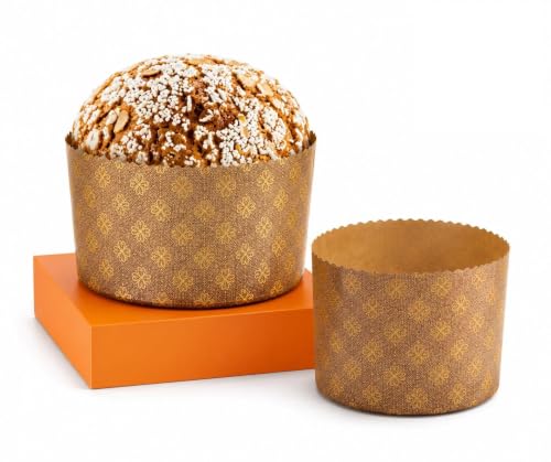 Thin Panettone Paper Pan Mold (6 Count)