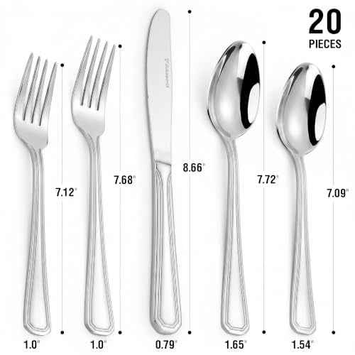 Elegant Design Flatware (20 Count)