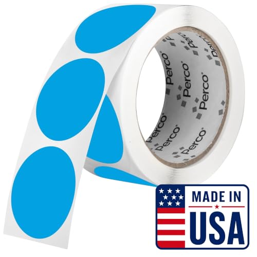 Light Blue Round Circle Dot Sticker 2