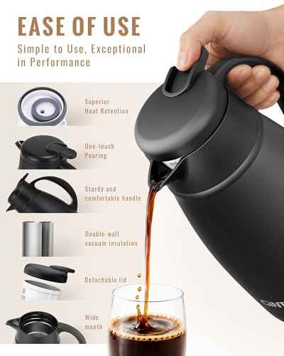 Insulated Coffee Carafe 34 Oz