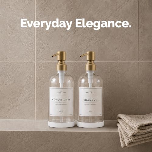Clear Glass Soap Dispenser (2 Count)
