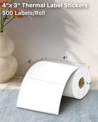 4x3 Inch Thermal Labels