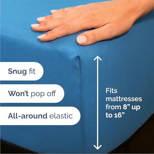 Cal King Size 4 Piece Sheet Set