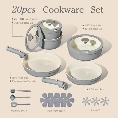 20pcs Ceramic Cookware Sets