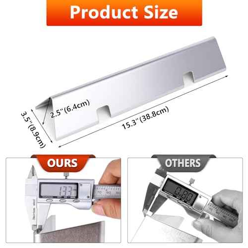 7635 15.3 inch Flavorizer Bars for Weber Spirit I&II 200 Series