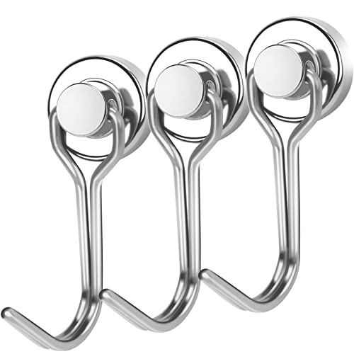 Swivel Swing Magnetic Hooks (3 Count)