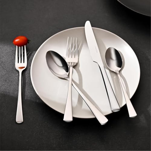 65 Piece Silverware Set for 12 with Serving Utensils (65 Count)