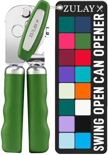 Stainless Steel Swing Open Manual Can Opener Comfortable Grip