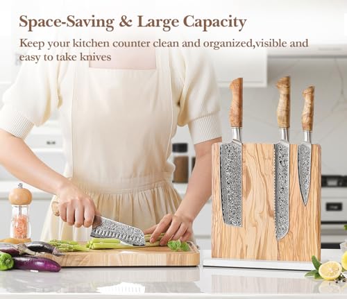 Double sided Magnetic Knife Holder without Knives