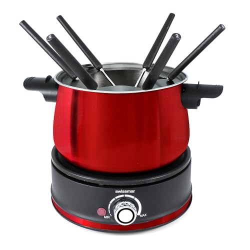 Arolla 10 Pieces Stainless Steel Electric Fondue Set