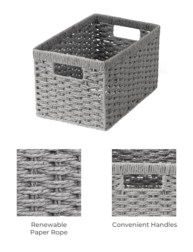 Wicker Storage Baskets (2 Count)