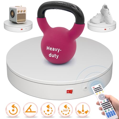 15.8In Remote Motorized Electric Turntable Rotating Display Stand Rotating Platform Photography Turntable motorized lazy susan base giratoria para for Photography