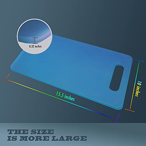 Plastic Utility Cutting Board with Handles