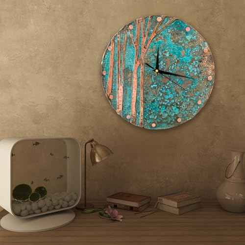Handmade Copper Wall Clock Artisan Touch in Every Piece
