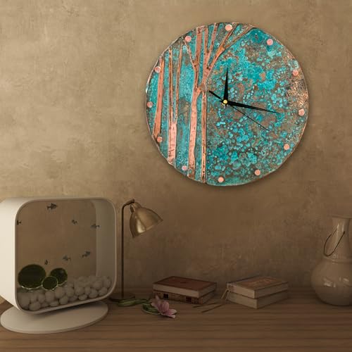 Handmade Copper Wall Clock Artisan Touch in Every Piece