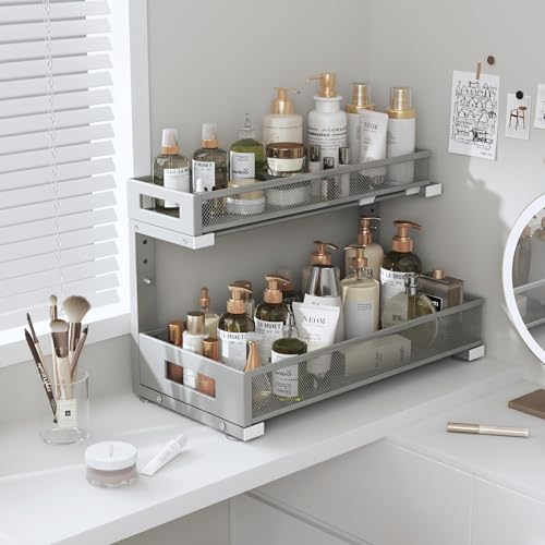 1 Pack 17IN Depth Under Sink Storage Organizer