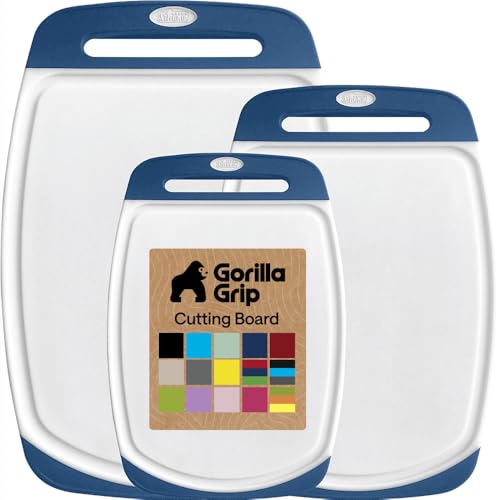 BPA Free Reversible Kitchen Cutting Board (3 Count)