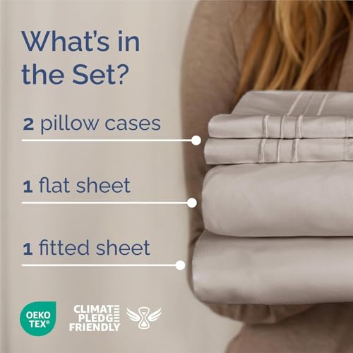 King Size 4 Piece Sheet Set (4 Count)