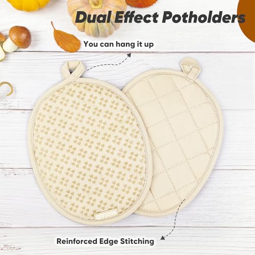 Oven Mitts and Pot Holders 4 Sets (4 Count)