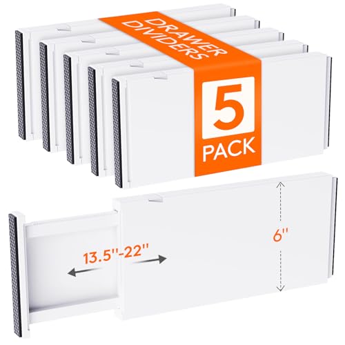 6" Tall Upgrade Drawer Dividers (5 Count)