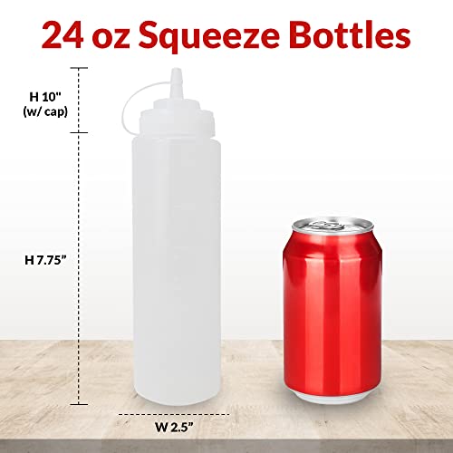 Plastic Squeeze Bottles (10 Count)