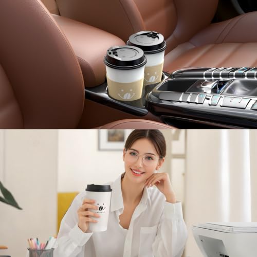 Coffee Cups with Lids and Sleeves (100 Count)