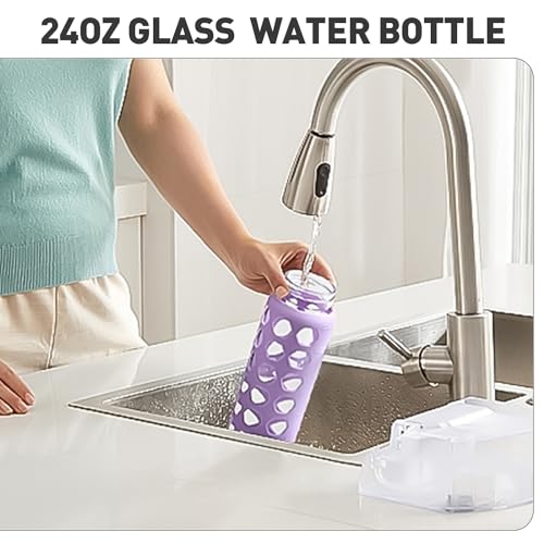 Glass Water Bottle