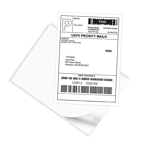 Full Sheet Shipping Labels (5000 Count)