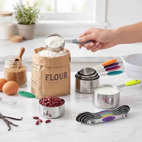 Nesting Measuring Cups and Spoons Set