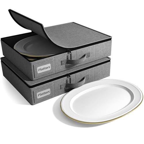 Platter Storage Case for Dinnerware (2 Count)