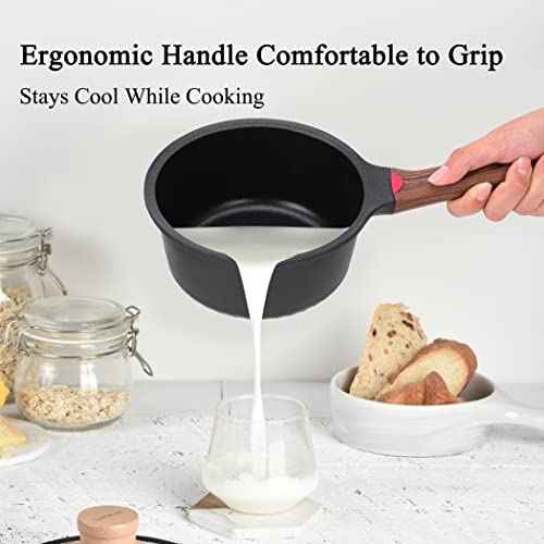 2QT Nonstick Sauce Pan with Lid
