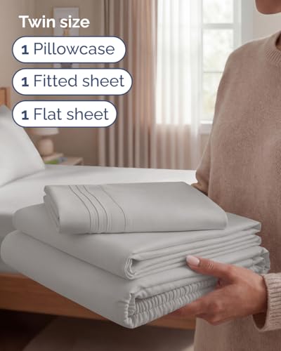 Twin Size 3 Piece Sheet Set