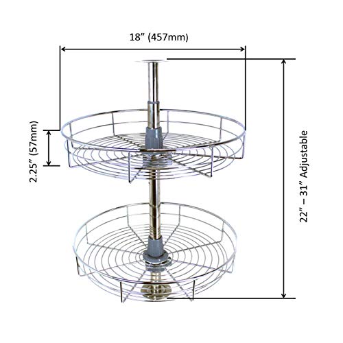 Dowell 18" Round Lazy Susan