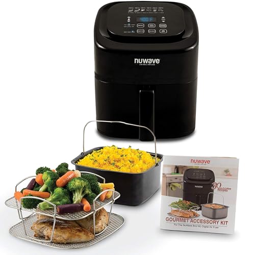 Brio 6 Quart Digital Air Fryer Including Non