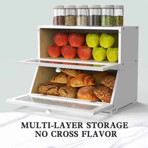 Bread Box for Kitchen Countertop