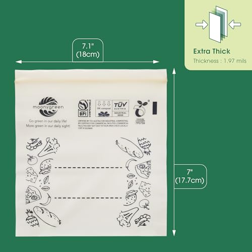 Compostable Food Storage Bags (30 Count)