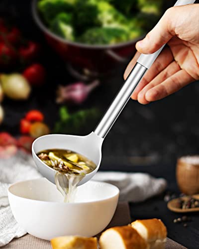 Silicone Soup Ladle Spoon Kitchen Utensils (2 Count)