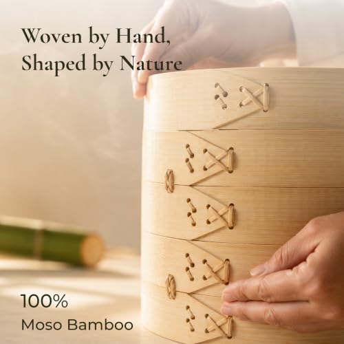 Bamboo Steamer Basket 10 Inch