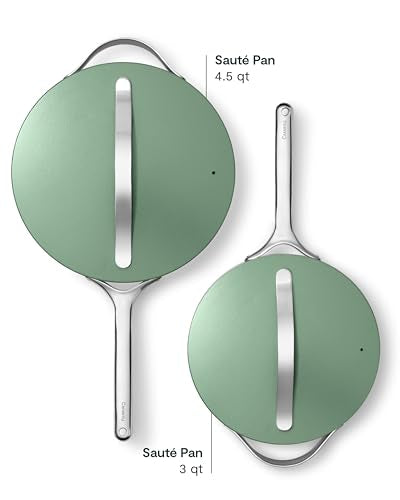 Non Stick Ceramic Sauté Pan with Lid
