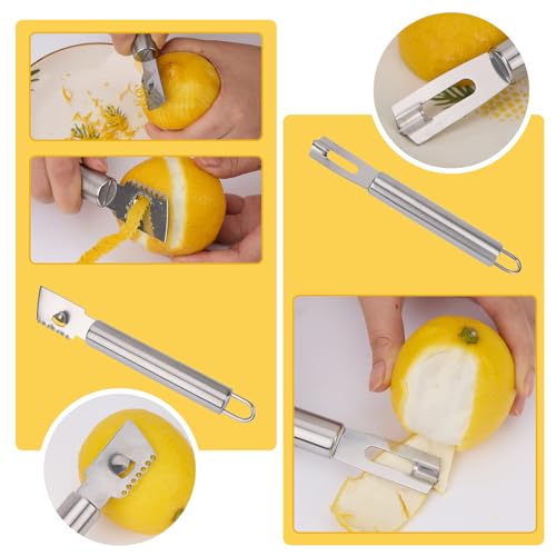 2 Piece Stainless Steel Lemon Zesters