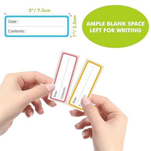 500 PCS Food Labels