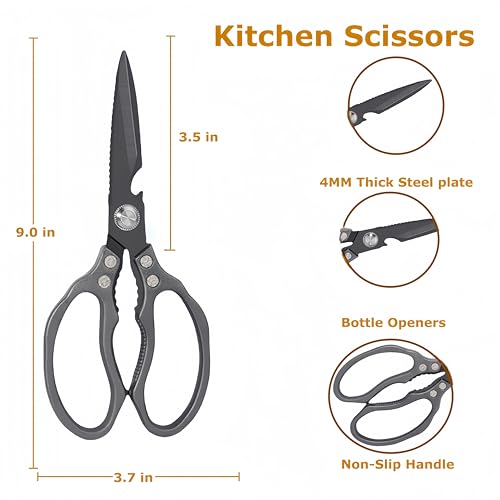 Heavy Duty Sharp Kitchen Scissors
