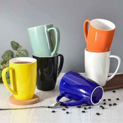 Porcelain Mug Set (6 Count)