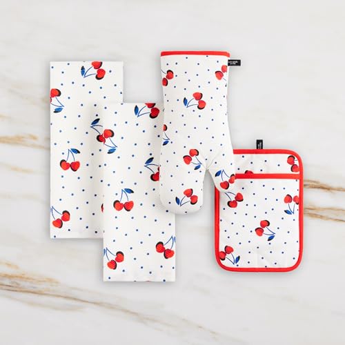 Cherry Dot Kitchen Towel