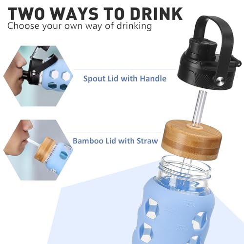 Glass Water Bottle
